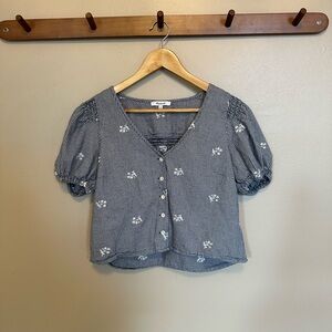 Madewell Gingham Top